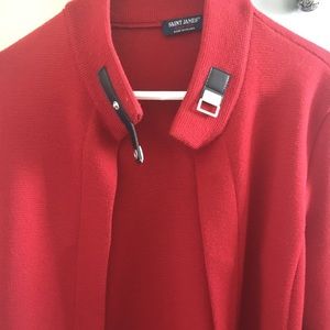 Saint James new wool magnetic sweater jacket